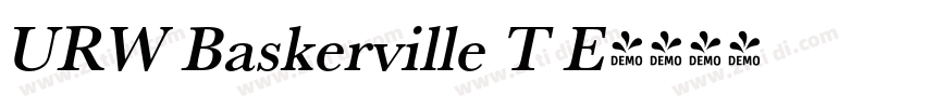 URW Baskerville T E字体转换